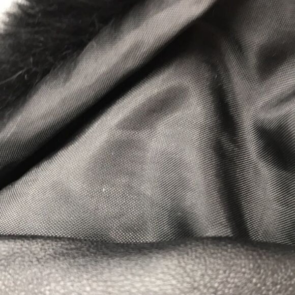 Mitsu Genuine Leather Jacket with removable Fur Collar Size L - Picture 7 of 10